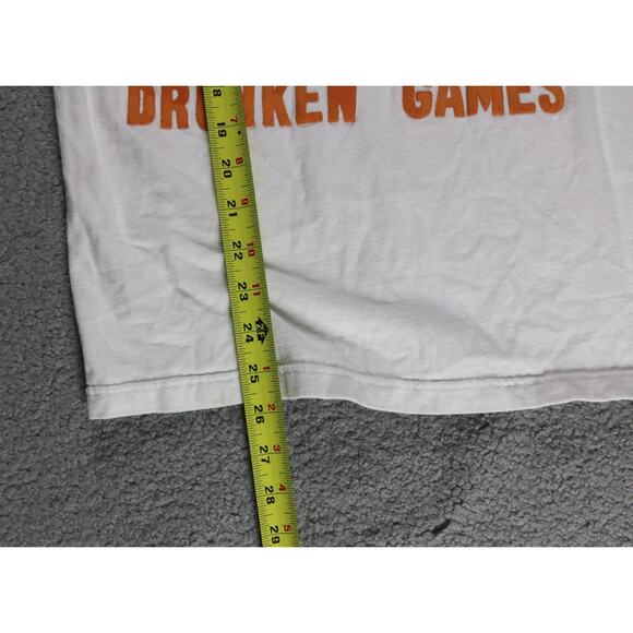 Vintage Abercrombie Fitch Mens S Muscle Tee Drunken Games 3D Embroidered T Shirt - Picture 6 of 6